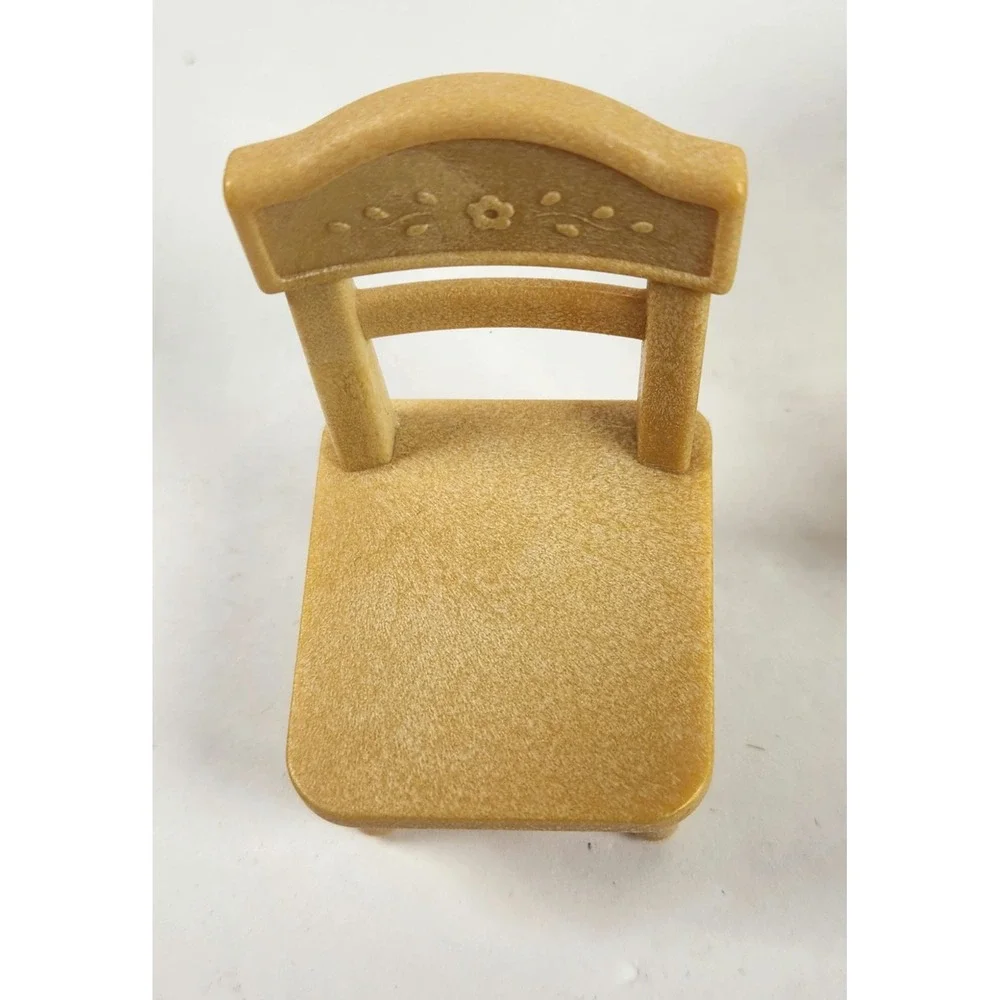 Calico Critters‎ Sylvanian Bed(No Pillow) and Table Set (4B2)